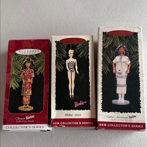 Barbie Collector's Series Dolls - Red, Black, White